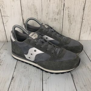 Saucony Jazz Original Grey Suede Sneakers